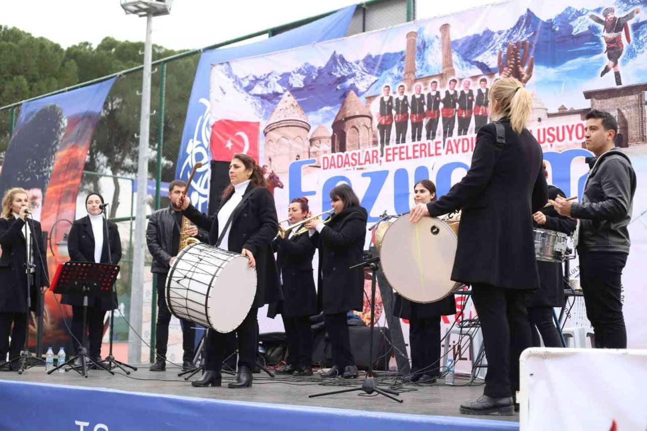 Aydın kültürüyle Erzurum kültürü Aydın Tekstil Park’ta buluştu