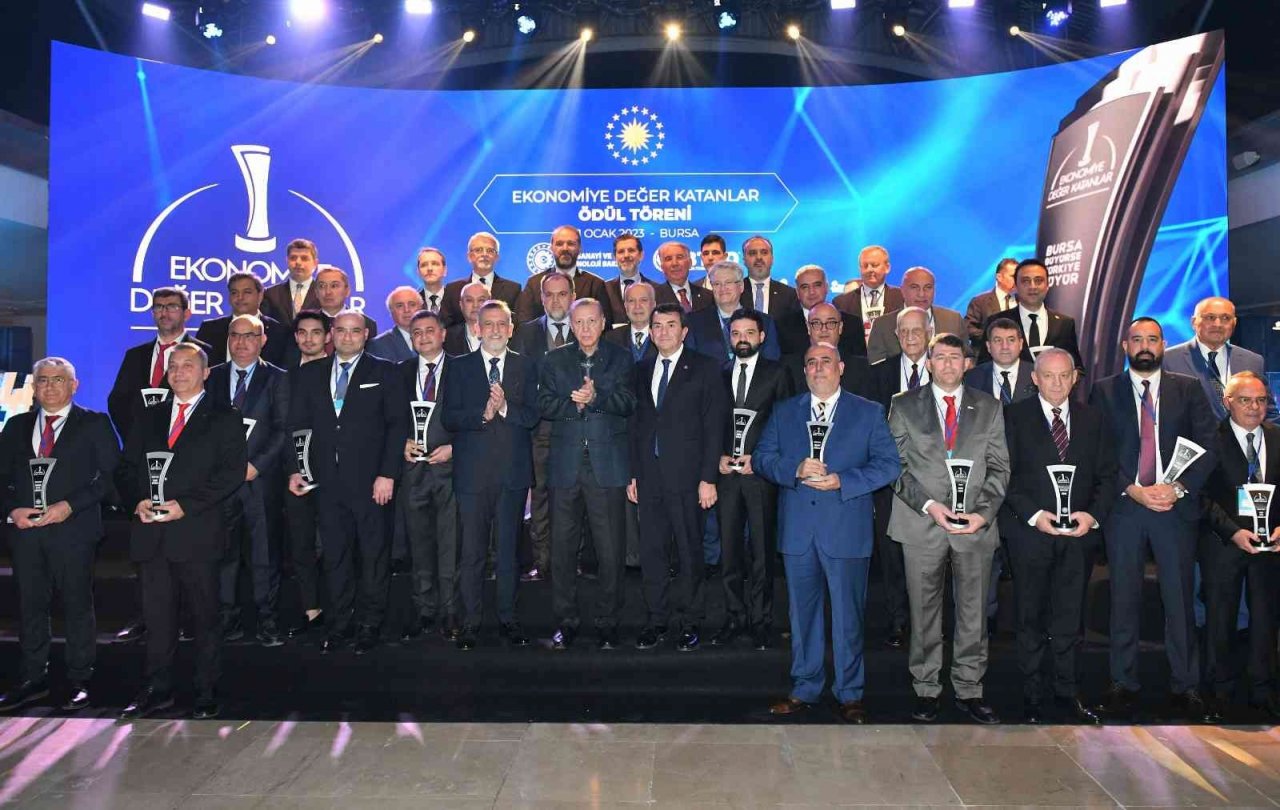Ekonomiye değer katanlar ödüllerini aldı