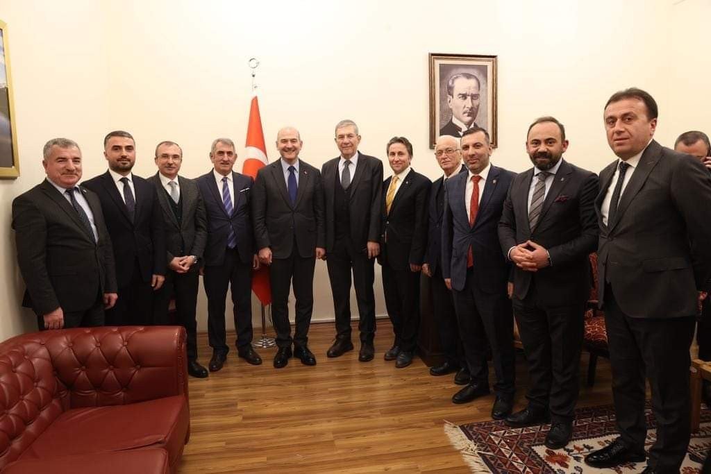 Bakanı Soylu, Samsunlu heyeti kabul etti