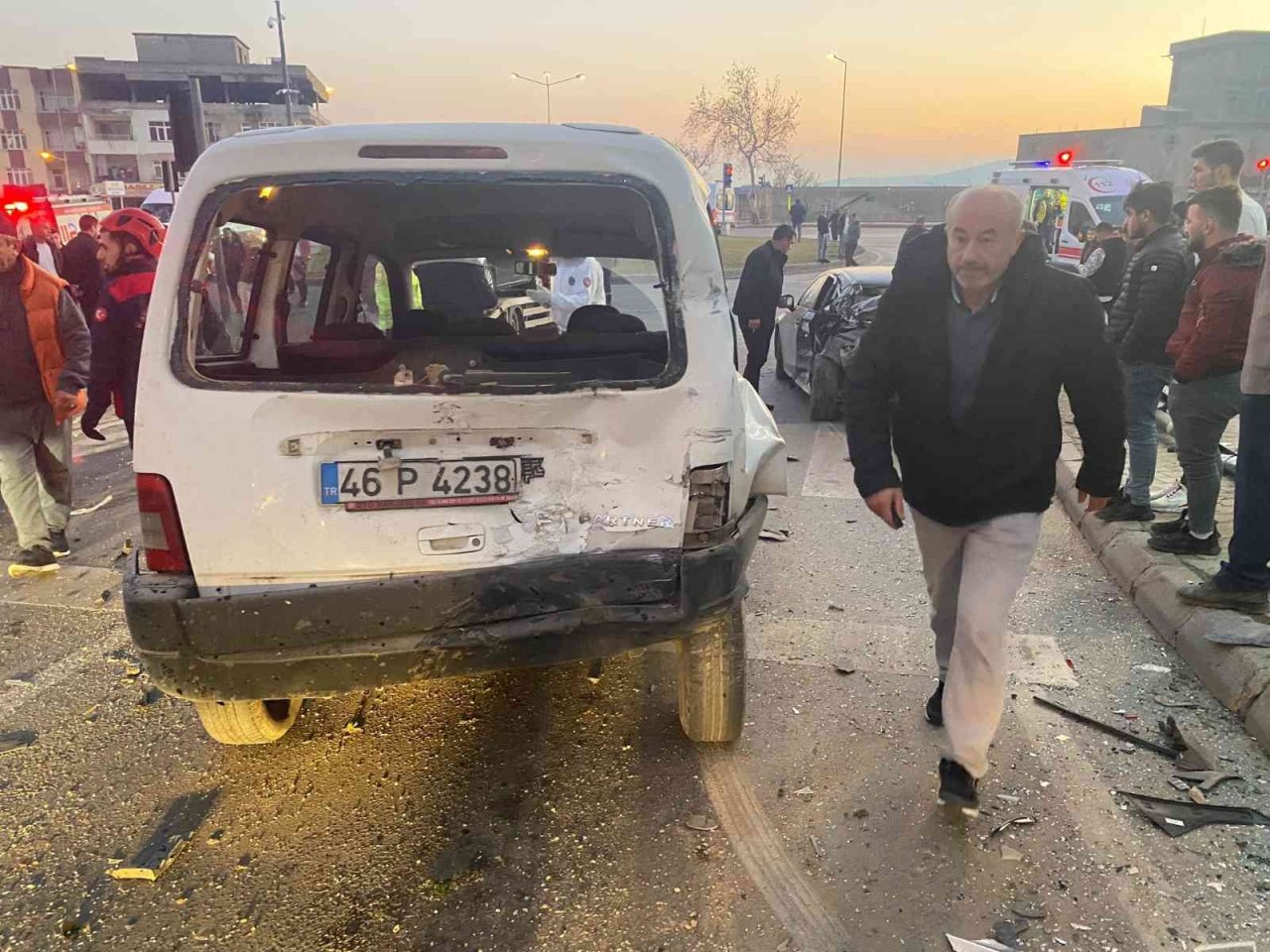 Kahramanmaraş’ta trafik kazası: 6 yaralı
