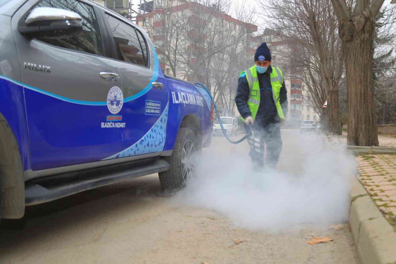 Elazığ’da ilaçlama çalışmaları sürüyor