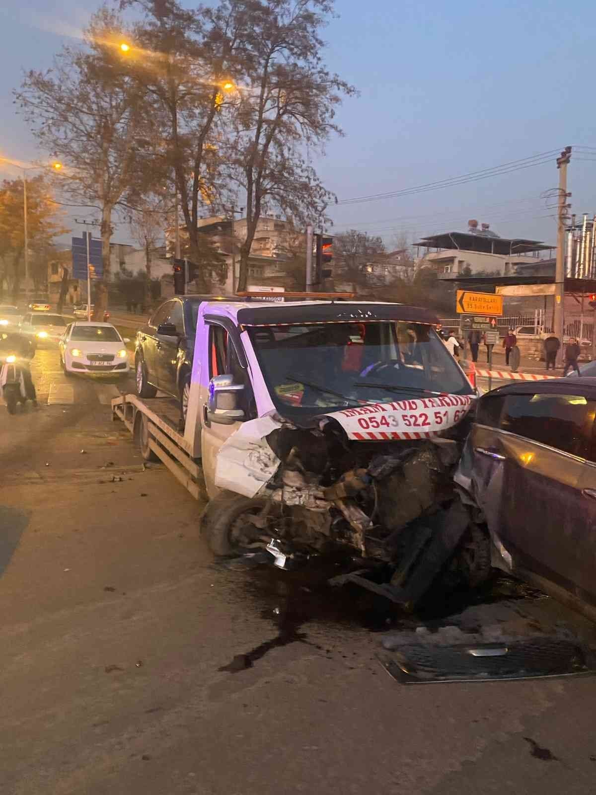 Kahramanmaraş’ta trafik kazası: 6 yaralı