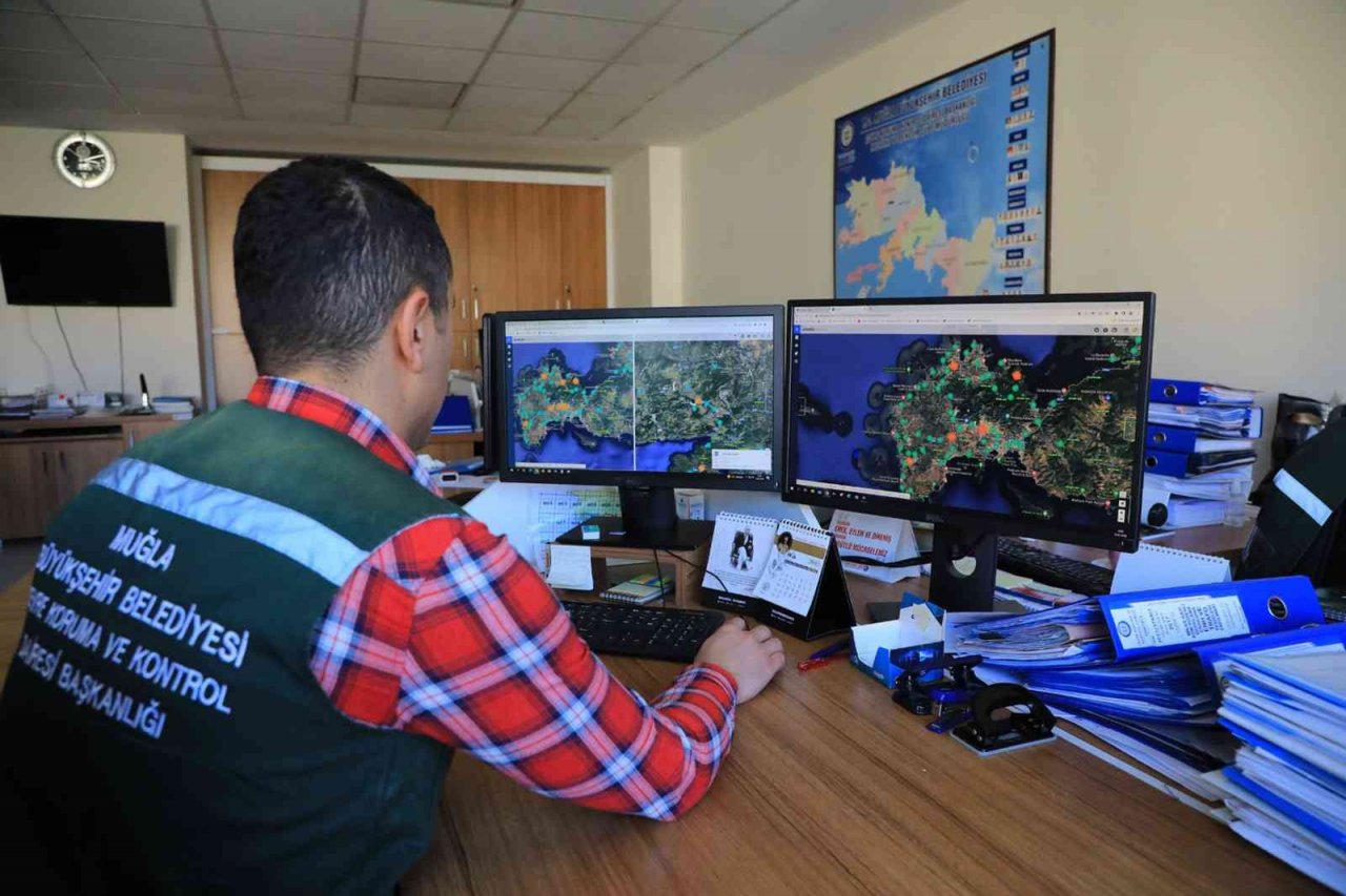 Büyükşehir, çevreyi korumak için uydu takibi yapıyor