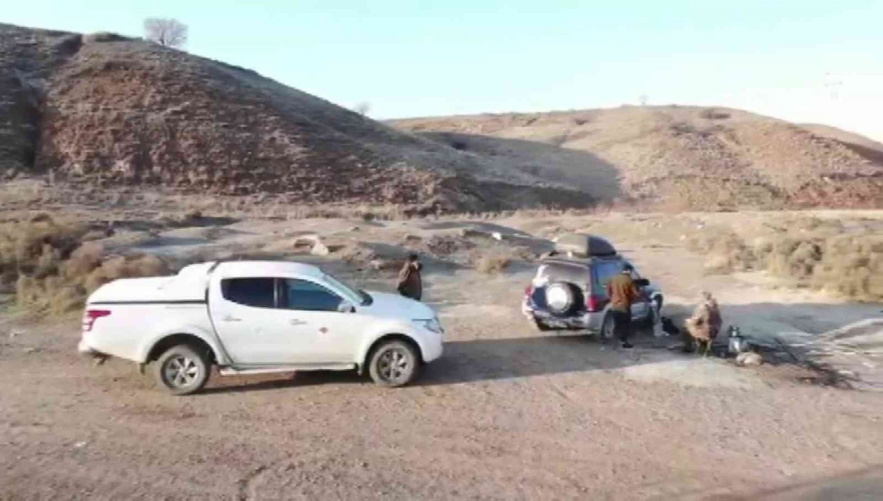 Nevşehir’de kaçak avcılar dron ile tespit edildi