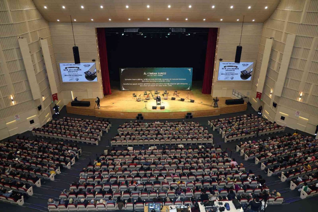 Talas’ta Muhteşem Kur’an-ı Kerim Ziyafeti