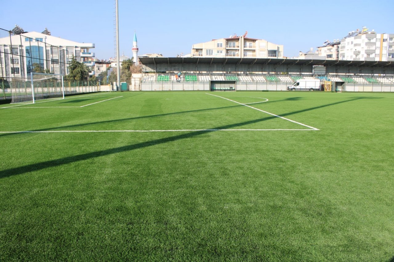 Yan saha zemin çalışmaları sona erdi, saha hizmete açıldı