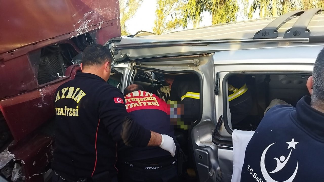 Sürücüsünün direksiyon hakimiyetini kaybettiği tır karşı şeride geçti: 1 ölü, 2 yaralı