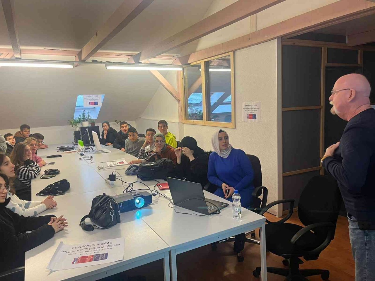 Bayburtlu öğrenciler Almanya’dan döndü