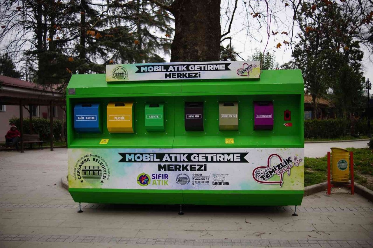 Çarşamba’ya mobil atık getirme merkezi