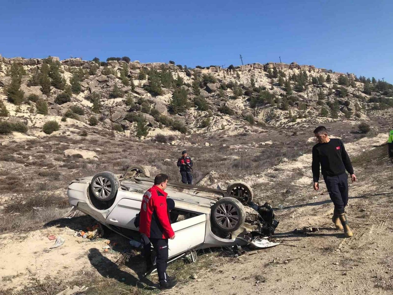 Mersin’de trafik kazası: 2 yaralı
