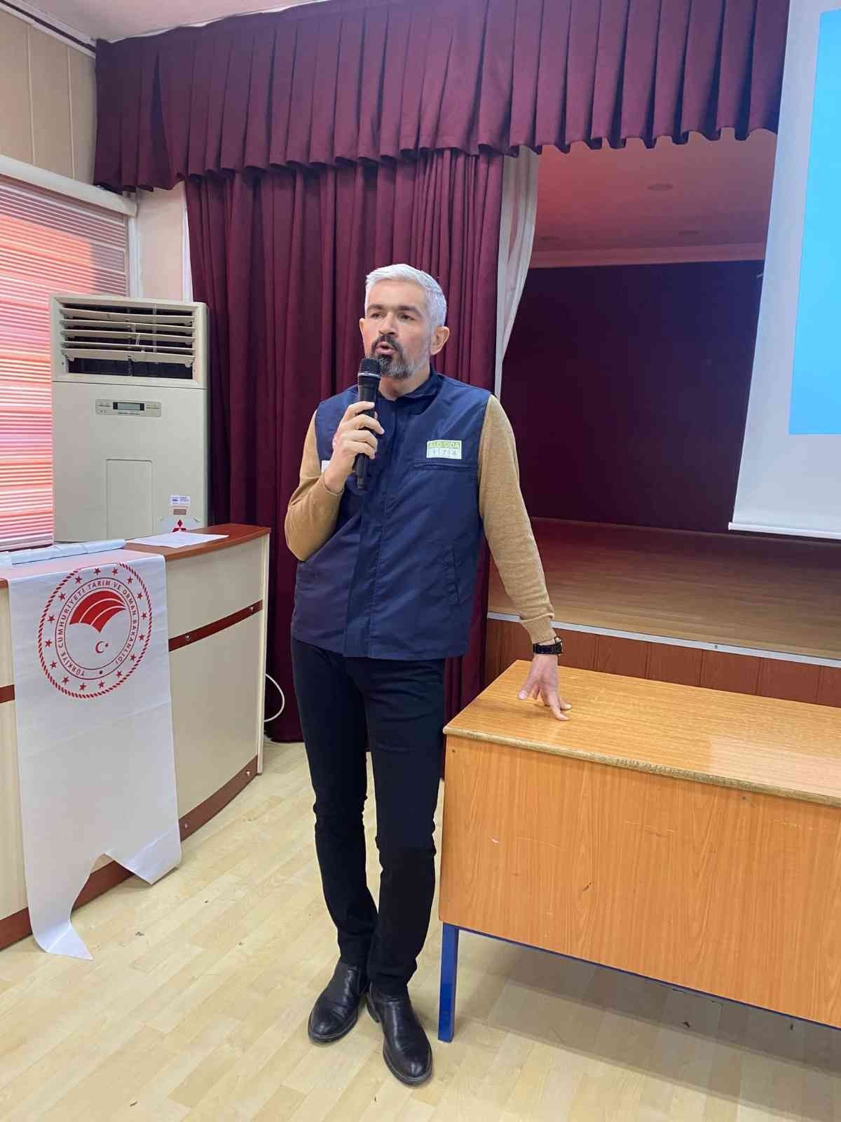 Öğrencilere gıda güvenliği anlatıldı