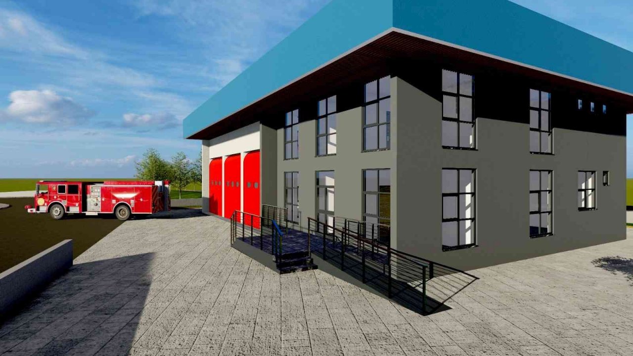 Yakakent İtfaiye İstasyonu’nun yüzde 80’i tamamlandı