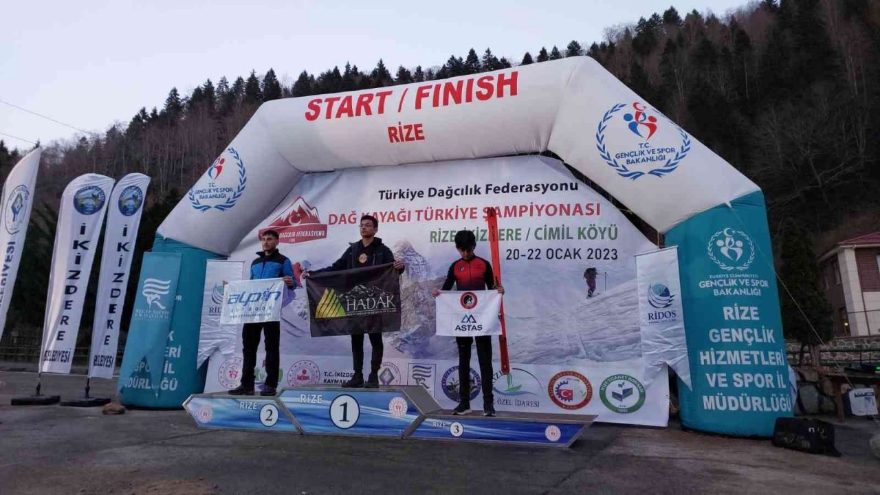 HADAK sporcuları Rize İkizdere’den 5 madalya ile döndü