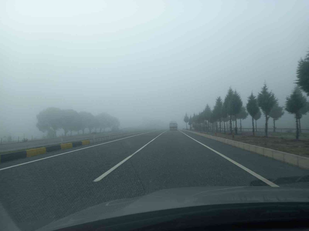 Muğla-Aydın karayolunda sis etkili oldu