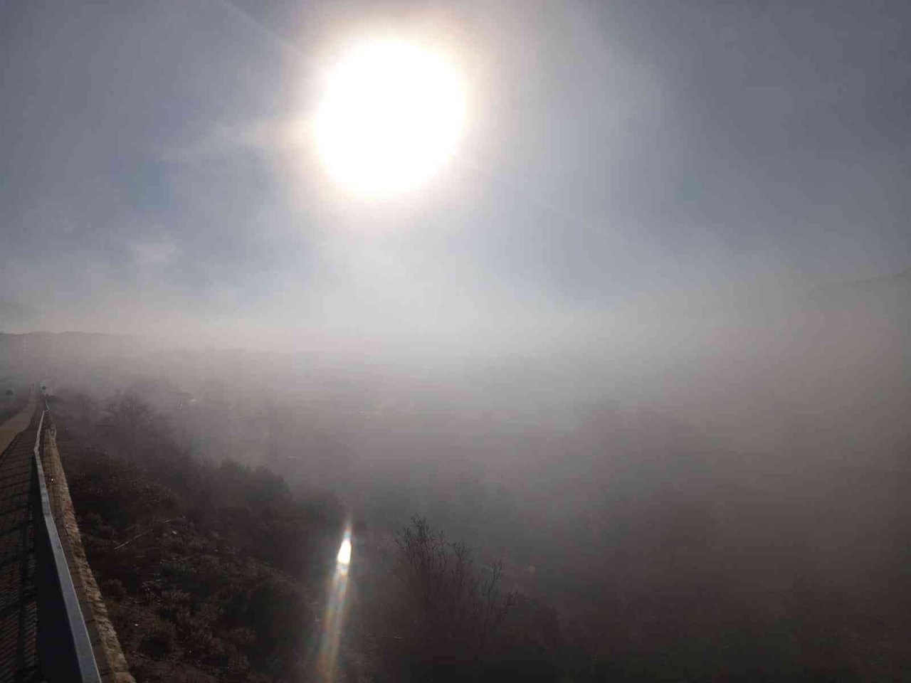 Muğla-Aydın karayolunda sis etkili oldu