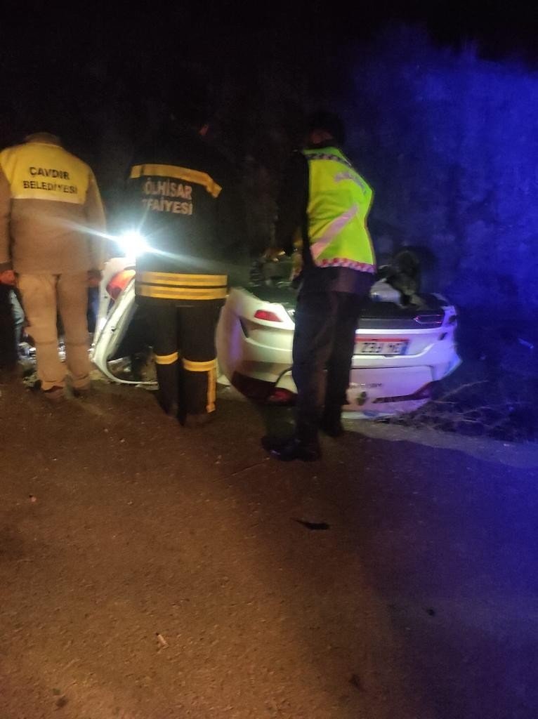 Burdur’da trafik kazası: 1 ölü, 7 yaralı