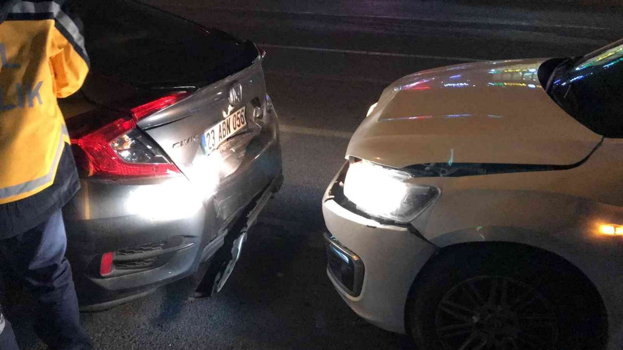 Elazığ’da trafik kazası: 1 yaralı