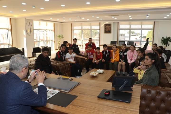 Başkan Kaplan, Koçarlı Belediyespor Atletizm Takımı’nı ağırladı