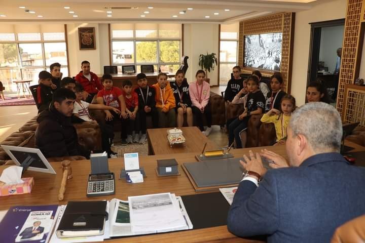 Başkan Kaplan, Koçarlı Belediyespor Atletizm Takımı’nı ağırladı