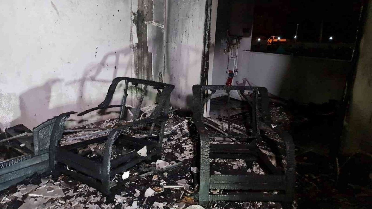 Nazilli’de ev yangınında kundaklama iddiası, 2 kişi gözaltına alındı