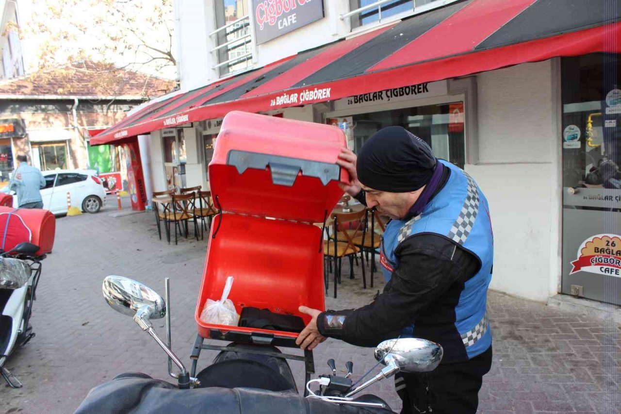 Eskişehir’de hırsızların yeni hedefi yemek siparişleri