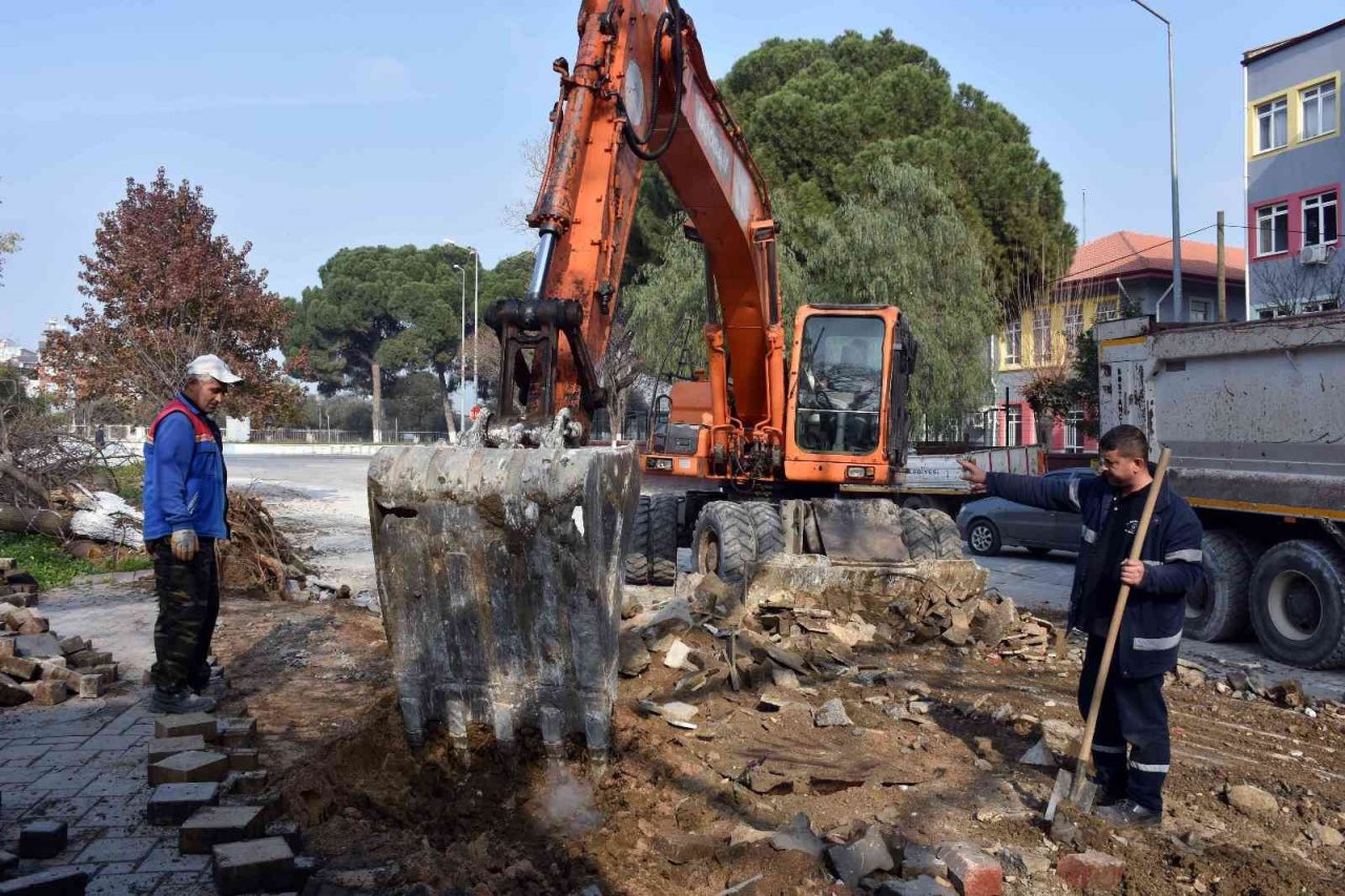 Germencik Şehit Cafer Sokak’ın çehresi değişiyor