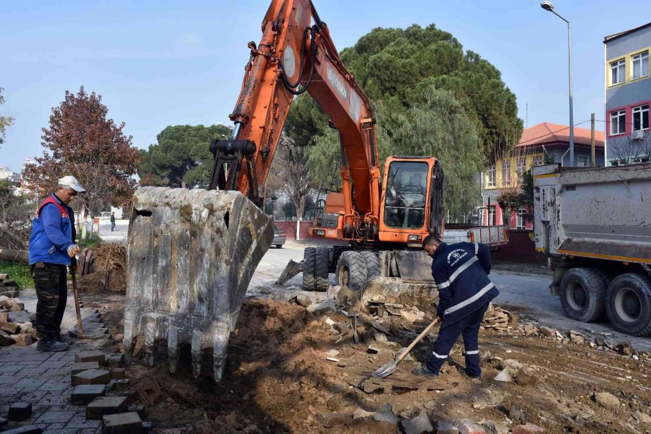Germencik Şehit Cafer Sokak’ın çehresi değişiyor