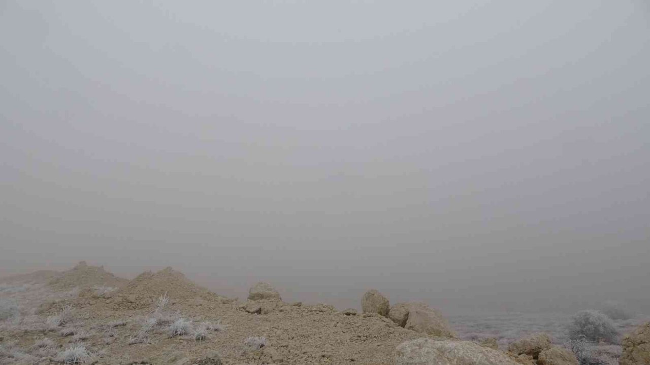 Malatya’da etkili olan sis görüş mesafesini 20 metreye kadar düşürdü