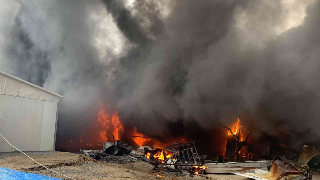 Tekirdağ’da korkutan yangın