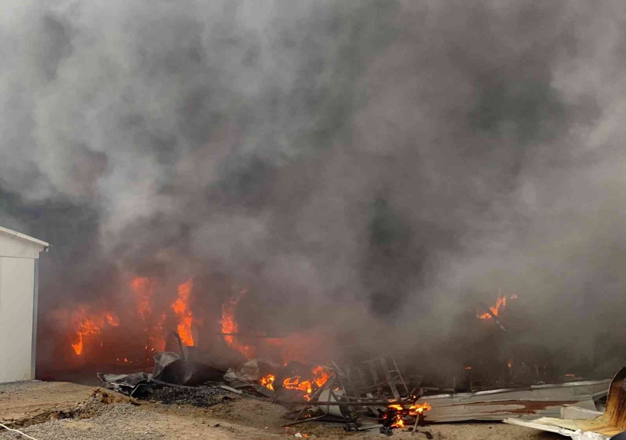 Tekirdağ’da korkutan yangın