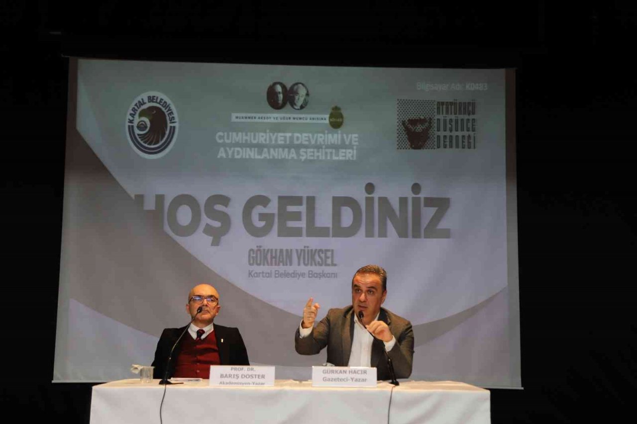 Cumhuriyet Devrimi ve Aydınlanma Şehitleri söyleşisi Kartal’da gerçekleştirildi