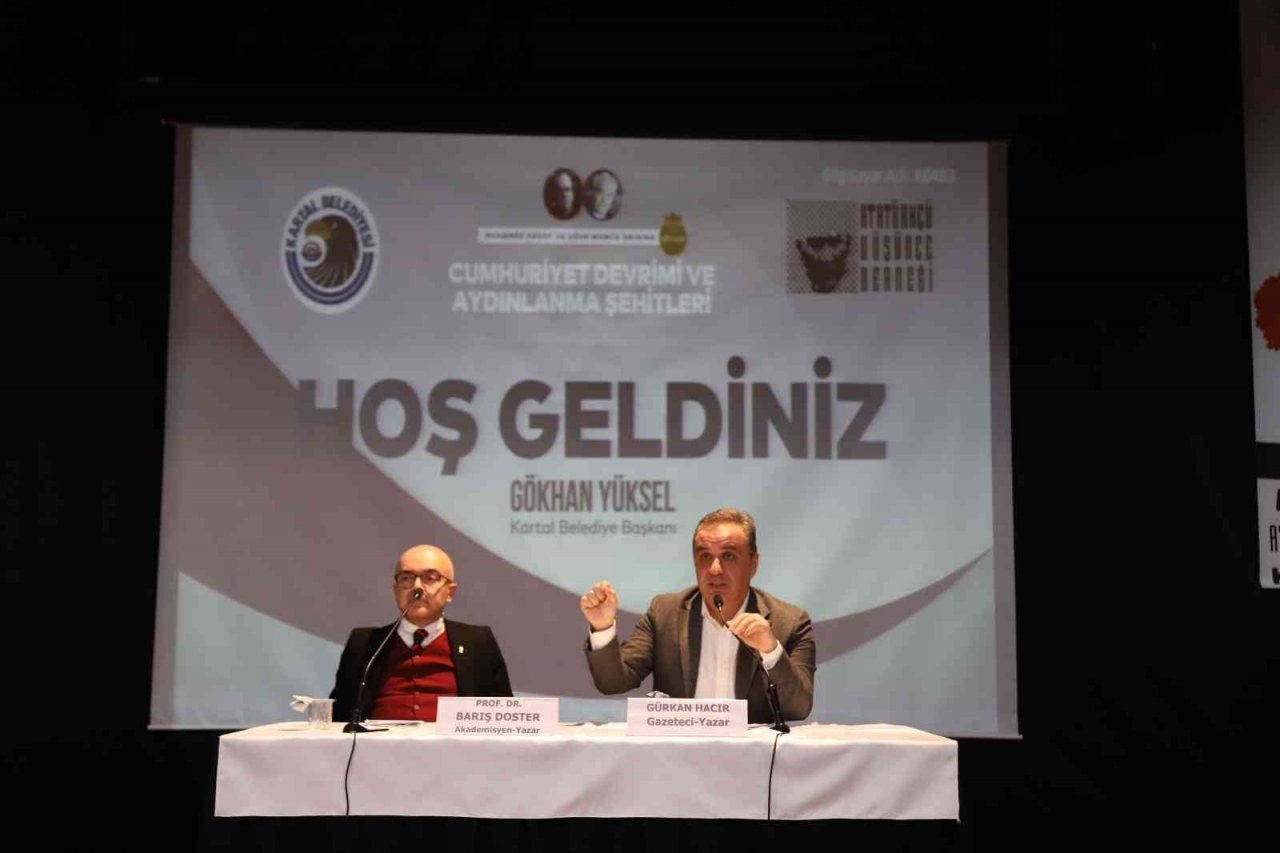 Cumhuriyet Devrimi ve Aydınlanma Şehitleri söyleşisi Kartal’da gerçekleştirildi
