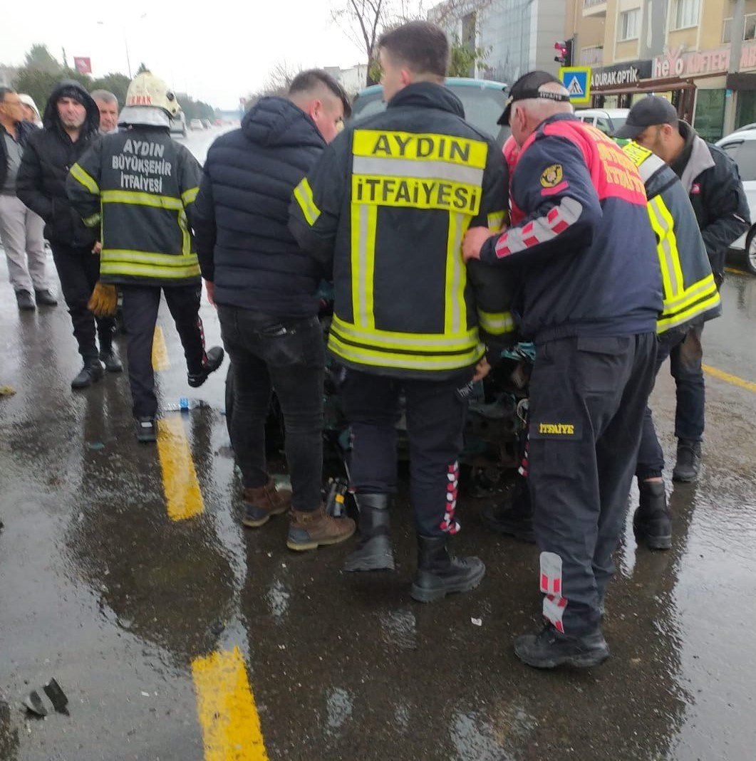 Aydın’da trafik kazası: 4 yaralı