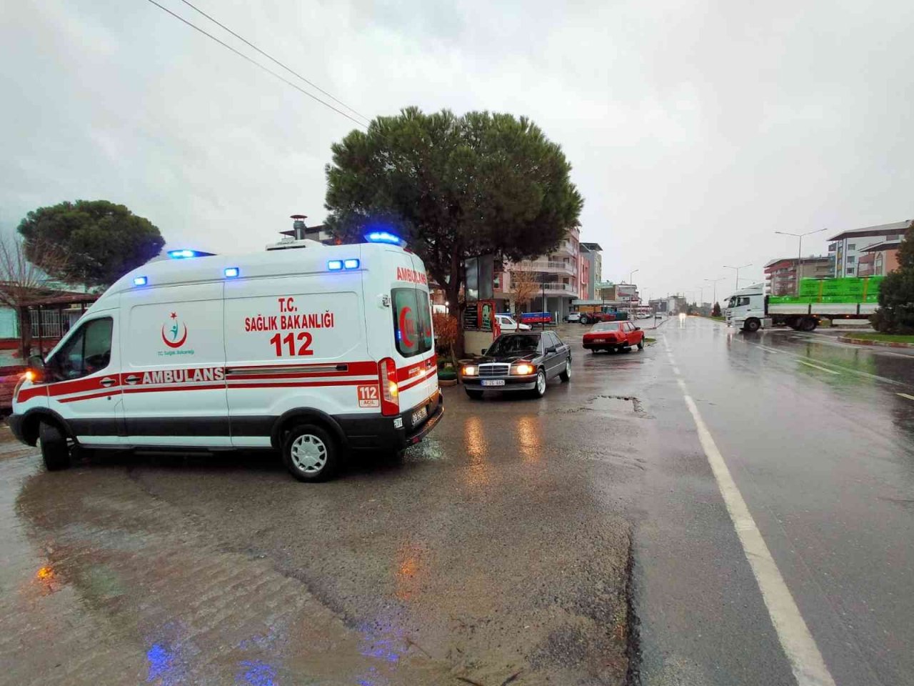 Buharkent’te trafik kazası: 1 yaralı
