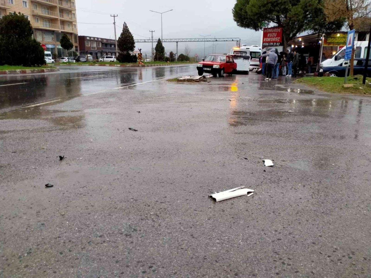 Buharkent’te trafik kazası: 1 yaralı