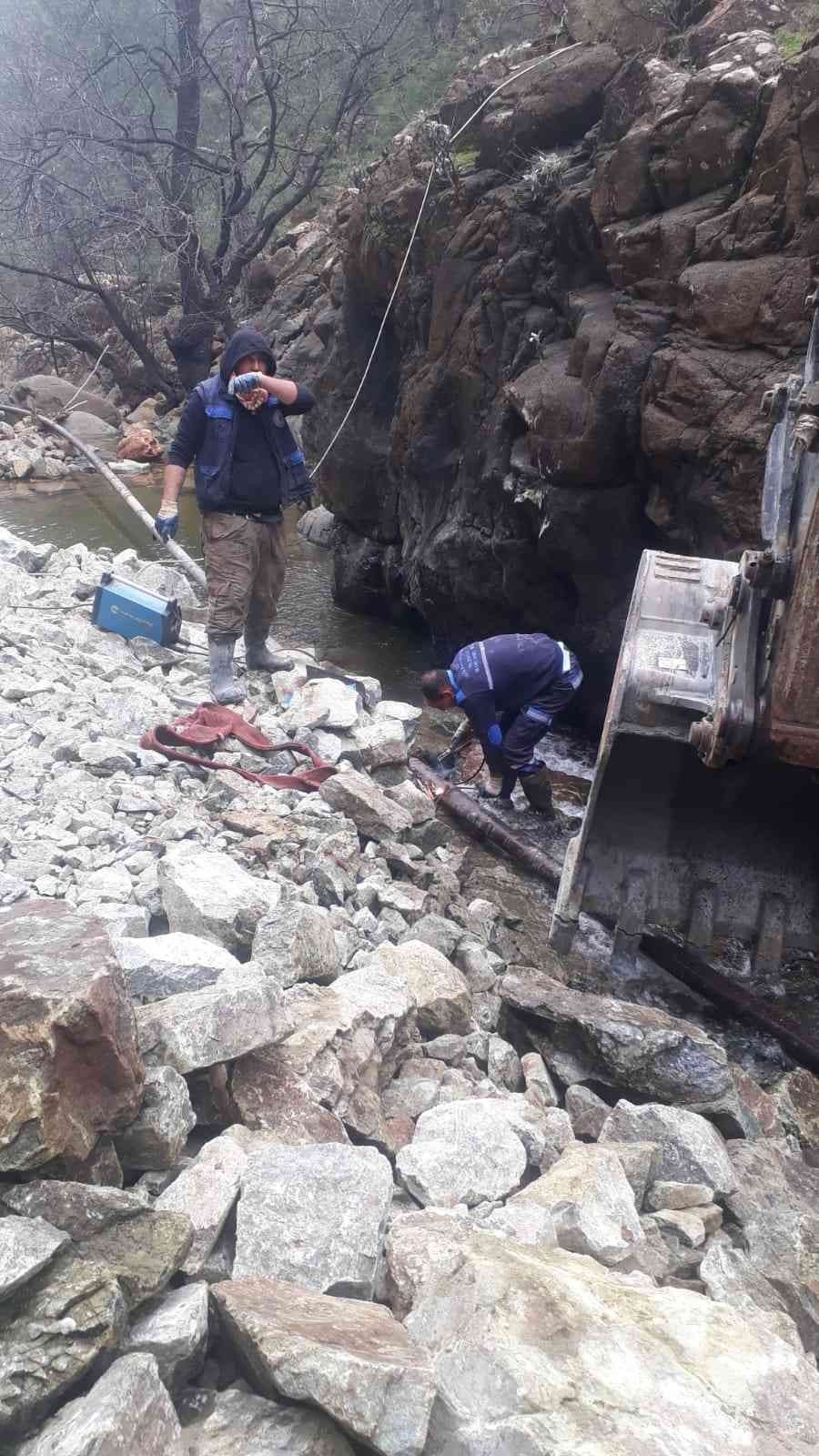 Büyükşehir Köyceğiz’de içme suyu miktarlarını arttırıyor