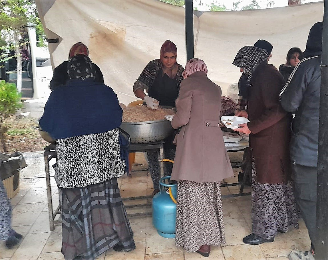 Duanın ardından beklenen yağmur geldi