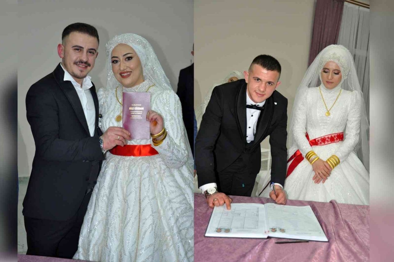 Bir düğün iki çift