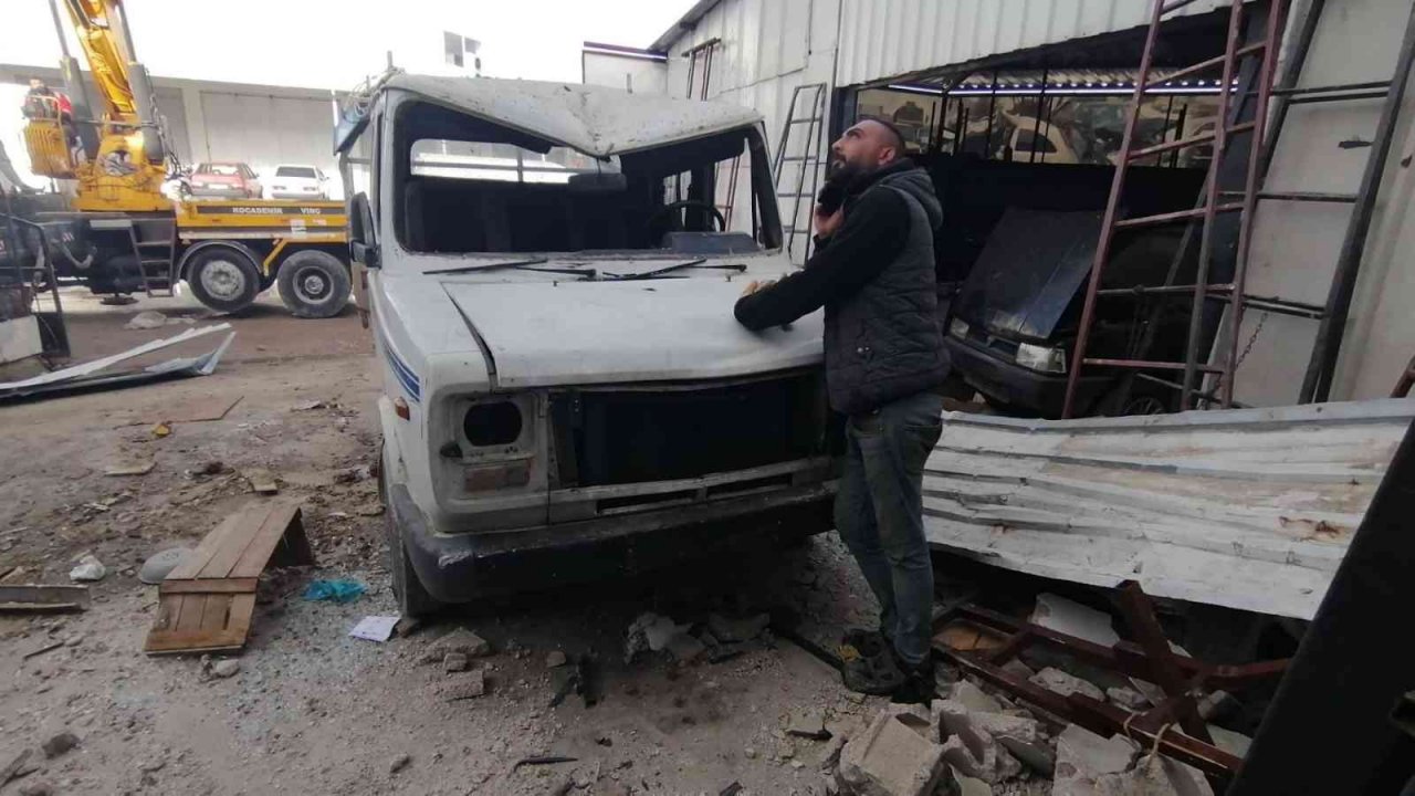 Güvercin kafeslerini vuran fırtınanın hasarı sabah ortaya çıktı