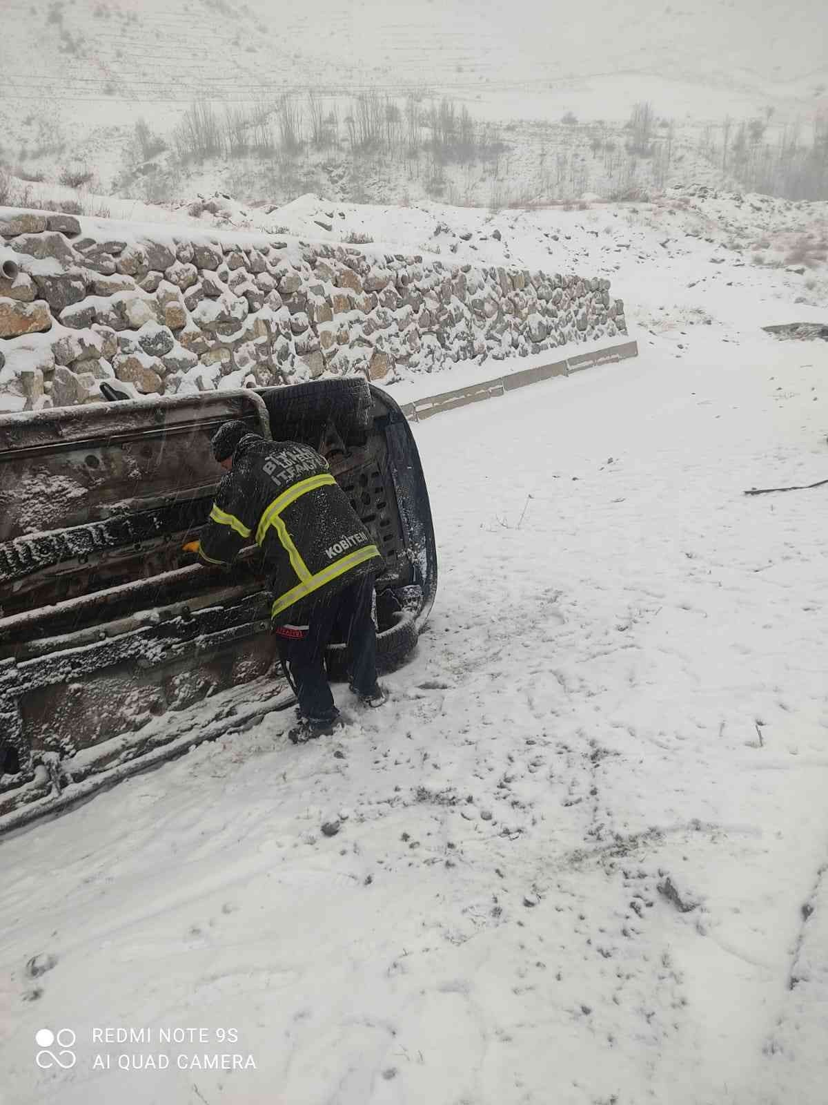 Bitlis’te trafik kazası: 2 yaralı