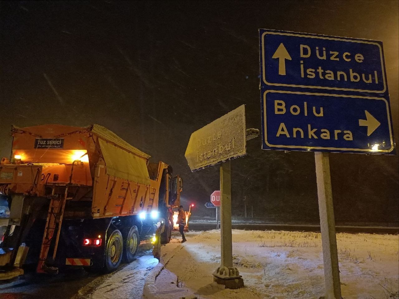 Bolu Dağı beyaza büründü