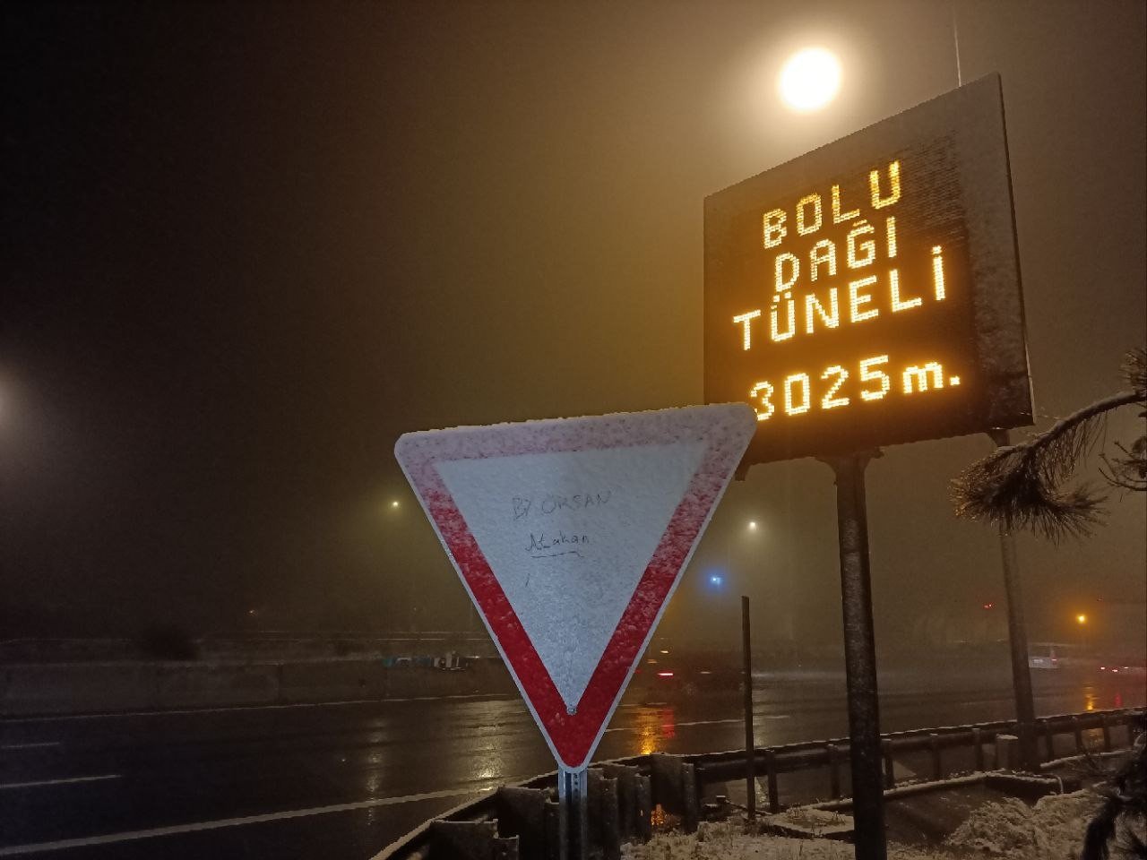 Bolu Dağı beyaza büründü