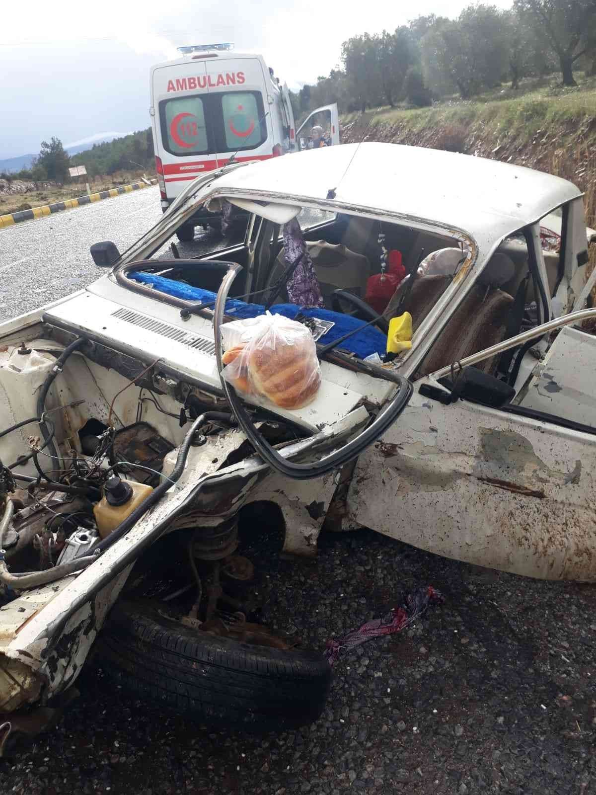 Karacasu’da trafik kazası: 1 yaralı