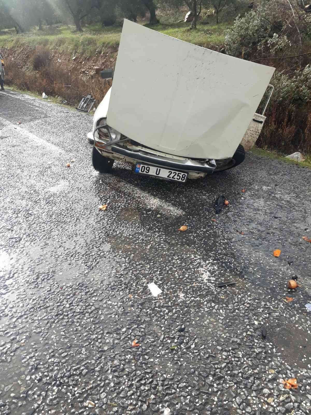 Karacasu’da trafik kazası: 1 yaralı