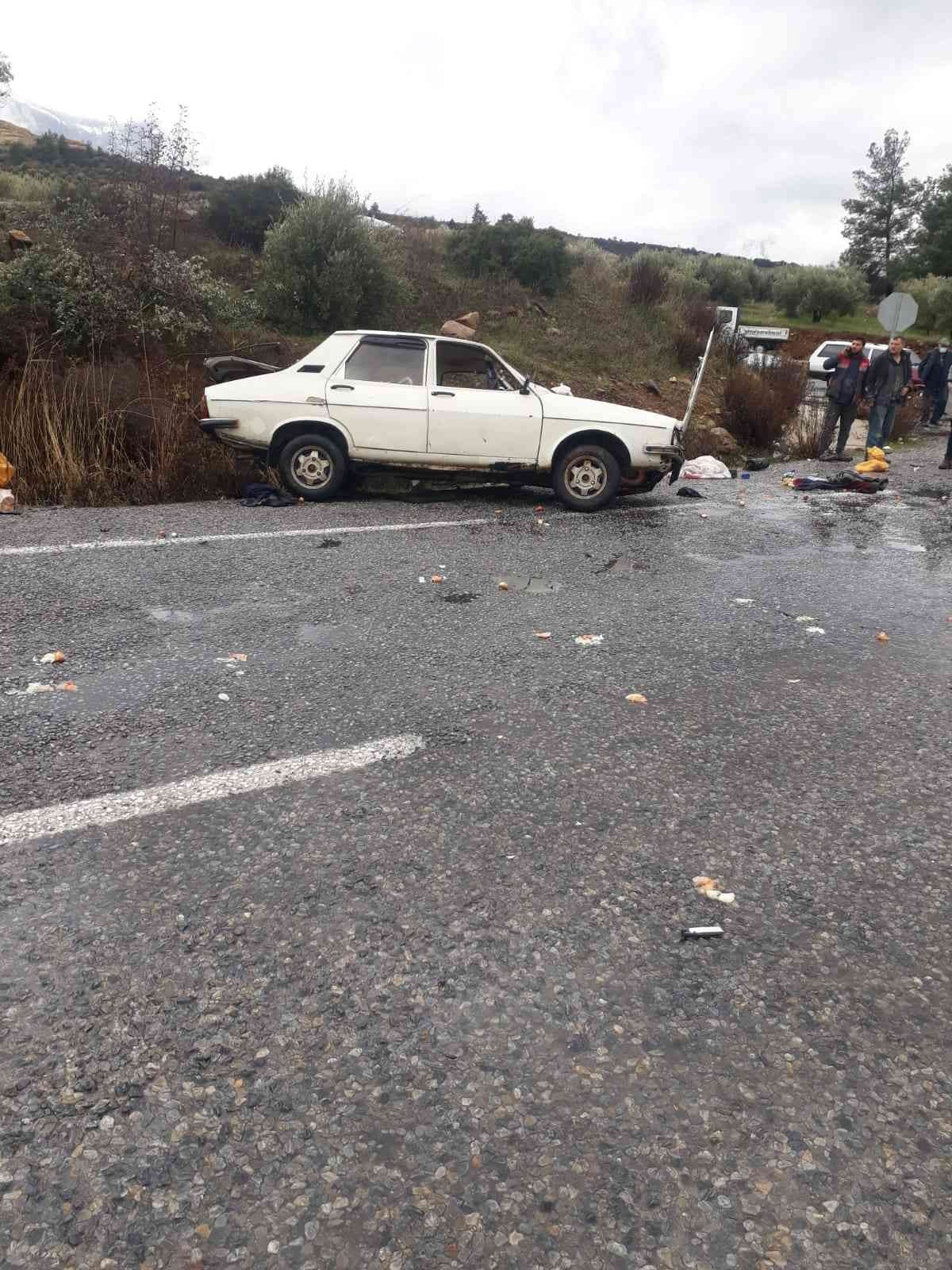 Karacasu’da trafik kazası: 1 yaralı