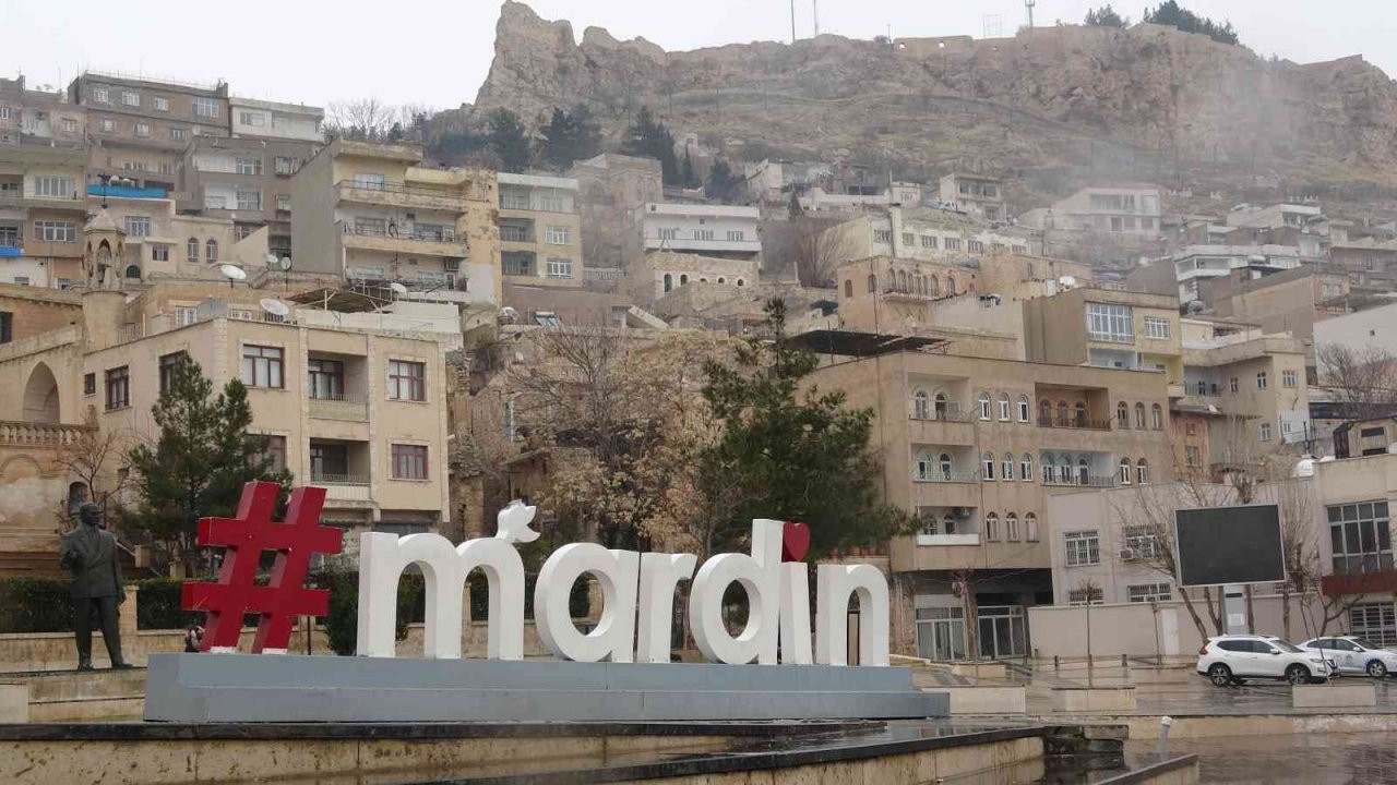 Mardin’de yılın ilk karı lapa lapa yağdı
