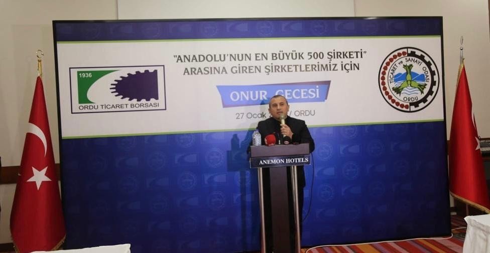 Ordulu firmalara ödül