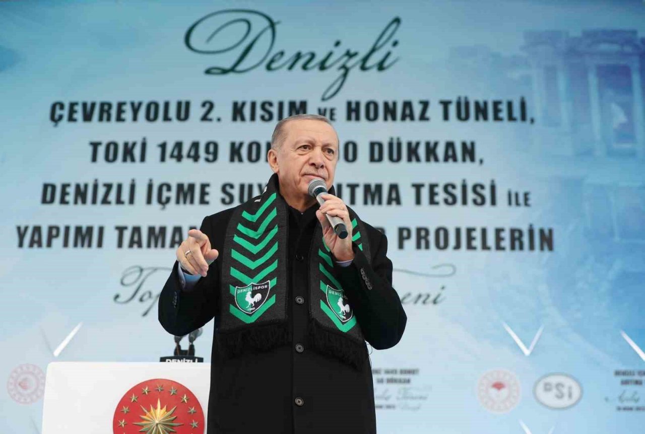 Cumhurbaşkanı Erdoğan: "20 yılda Denizli’ye 35 milyar liralık kamu yatırımı kazandırdık"