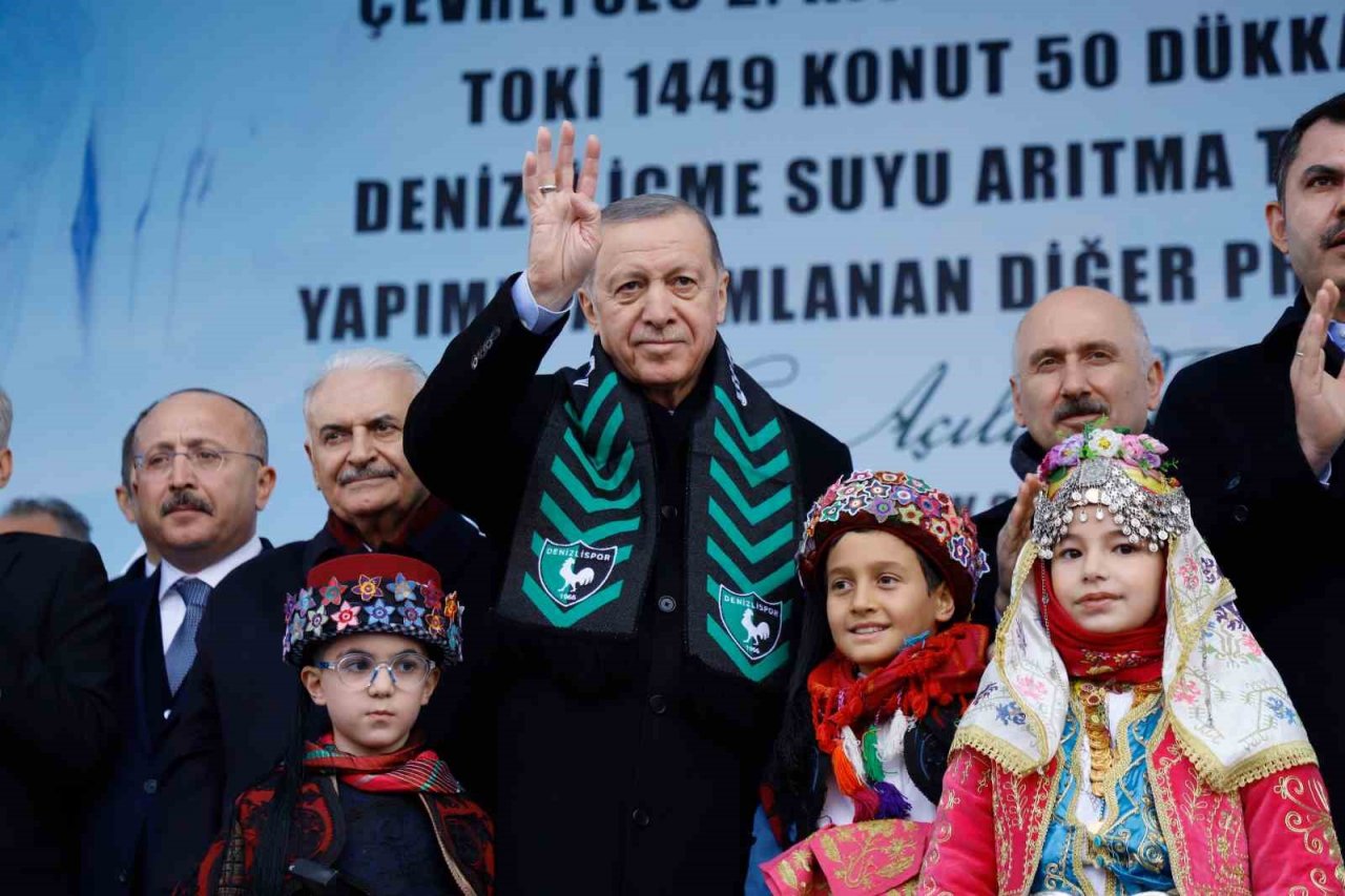 Cumhurbaşkanı Erdoğan: "20 yılda Denizli’ye 35 milyar liralık kamu yatırımı kazandırdık"