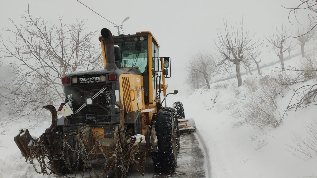 Kahramanmaraş’ta karla mücadele